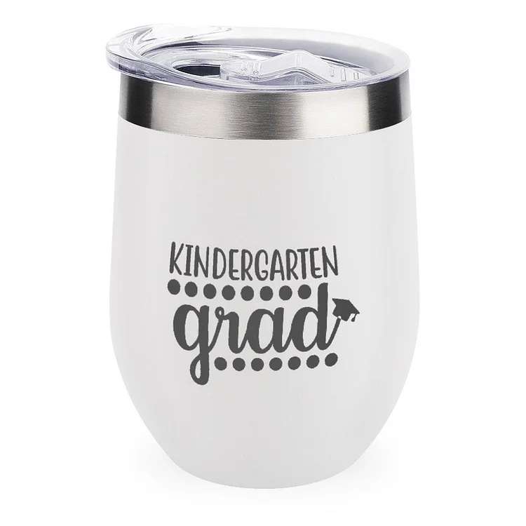 Kindergarten Grad Stainless Steel Insulated Cup Traval Mugs - Heather Prints Shirts