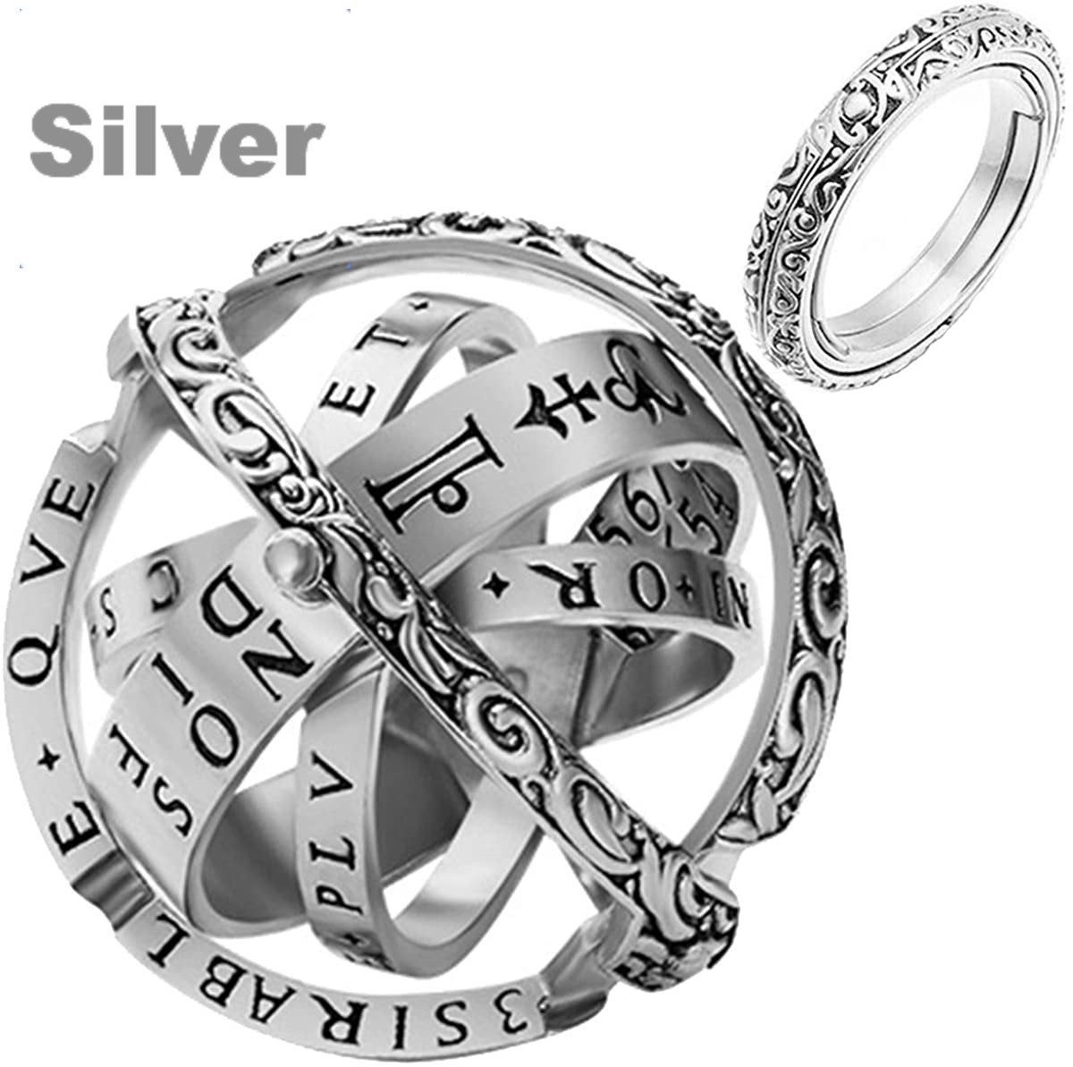 Astronomical Foldable Ring and Necklace