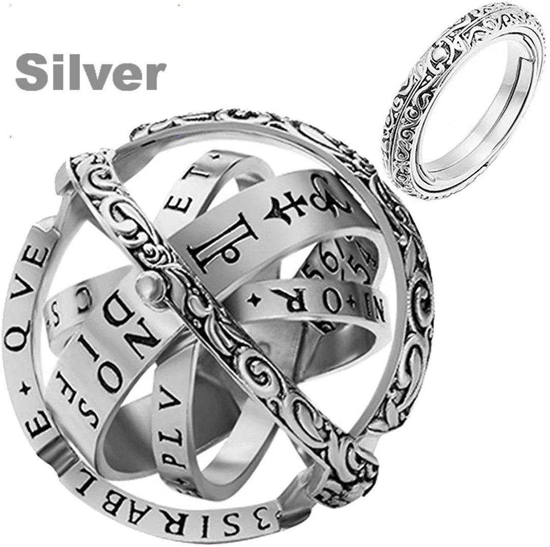 Astronomical Foldable Ring and Necklace