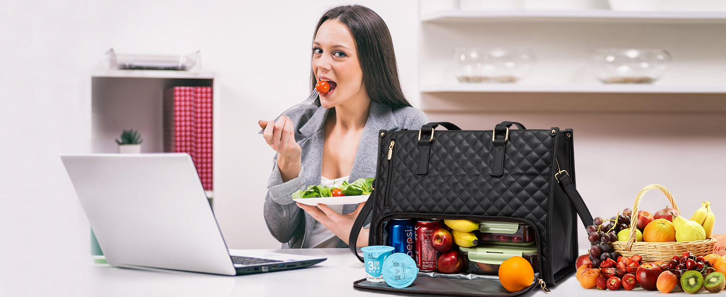 Lunch bag laptop bag for women