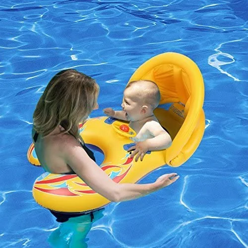 Inflatable Parent-Child Swimming Bed