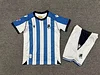 2025-2026 KIDS Real Sociedad Home Football Shirt 1:1 Thai Quality
