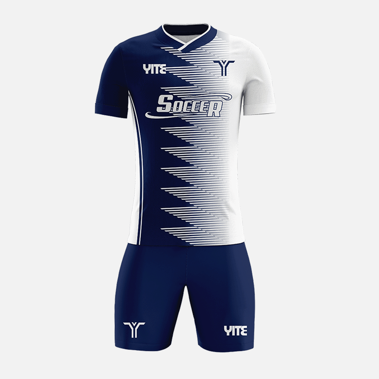 YITE | YTZQ171-Blue  And White  Soccer Uniforms