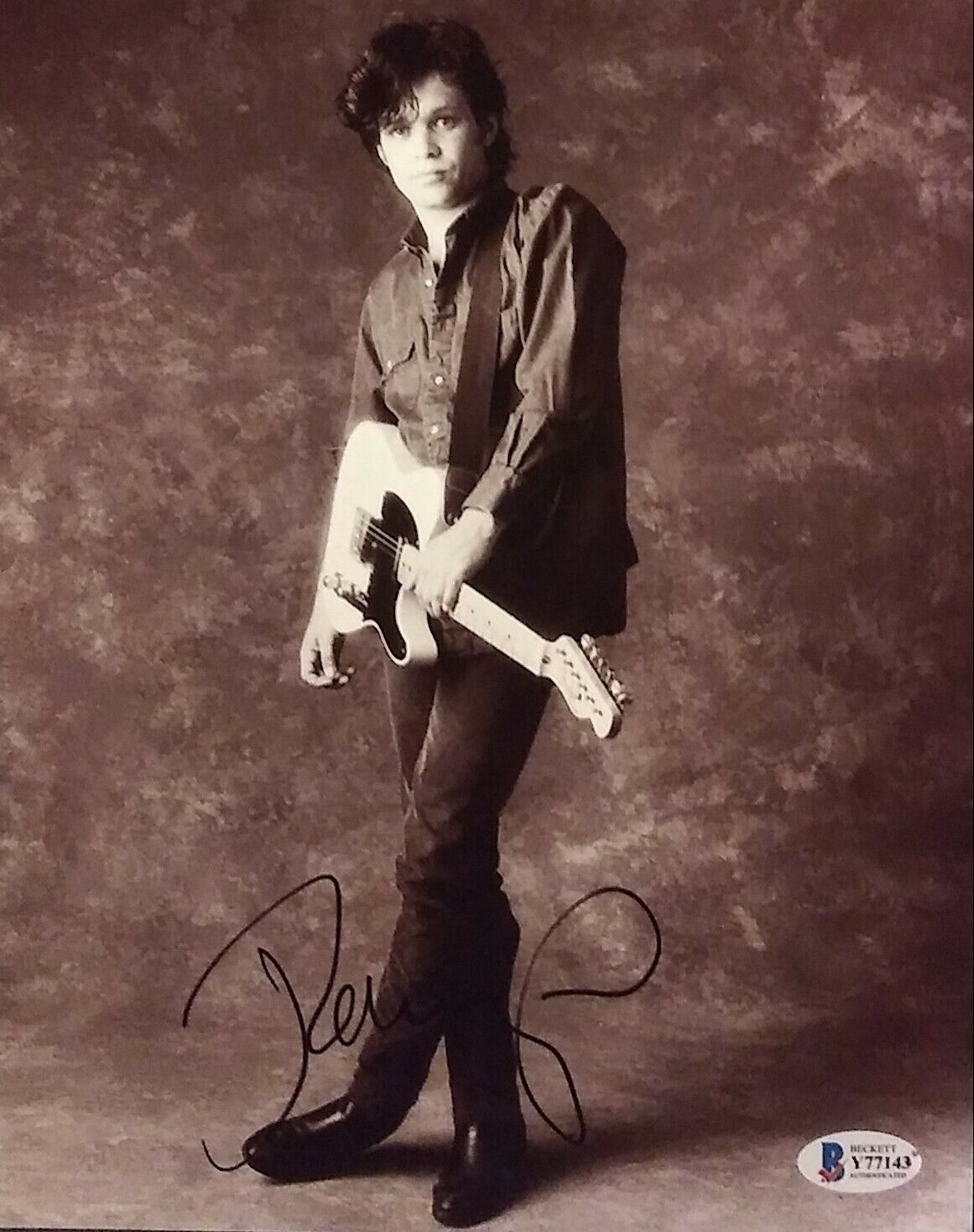 John Cougar Mellencamp signed 8x10 COA BECKETT