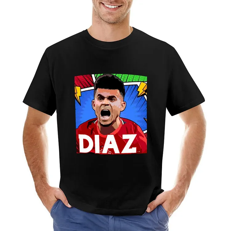 Super Luis Diaz Inspired Football Culture Men's T-shirt	