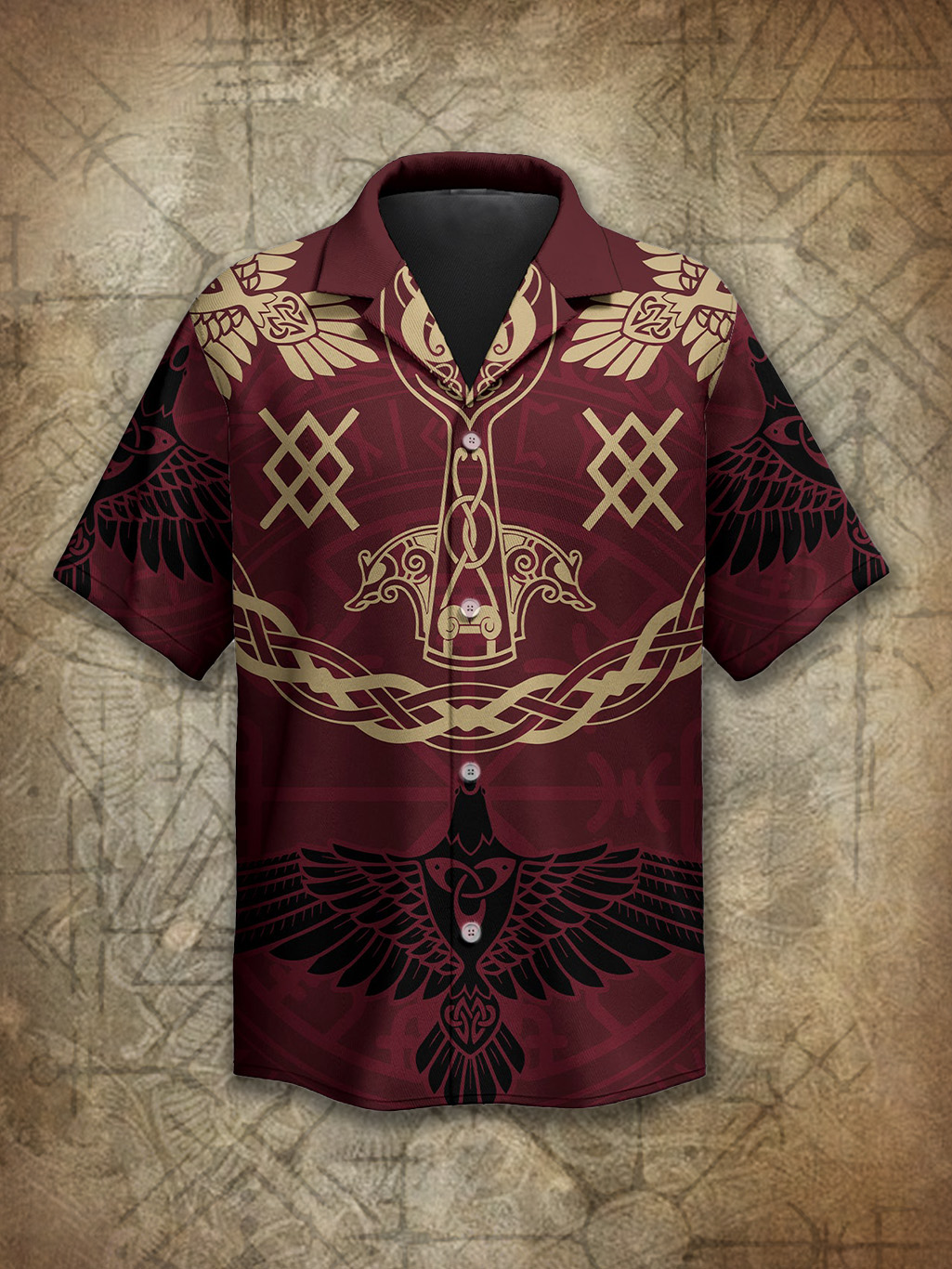 Viking Norse Bear Spirit Power Heritage Hawaiian Shirt / Rvogue / Rvogue