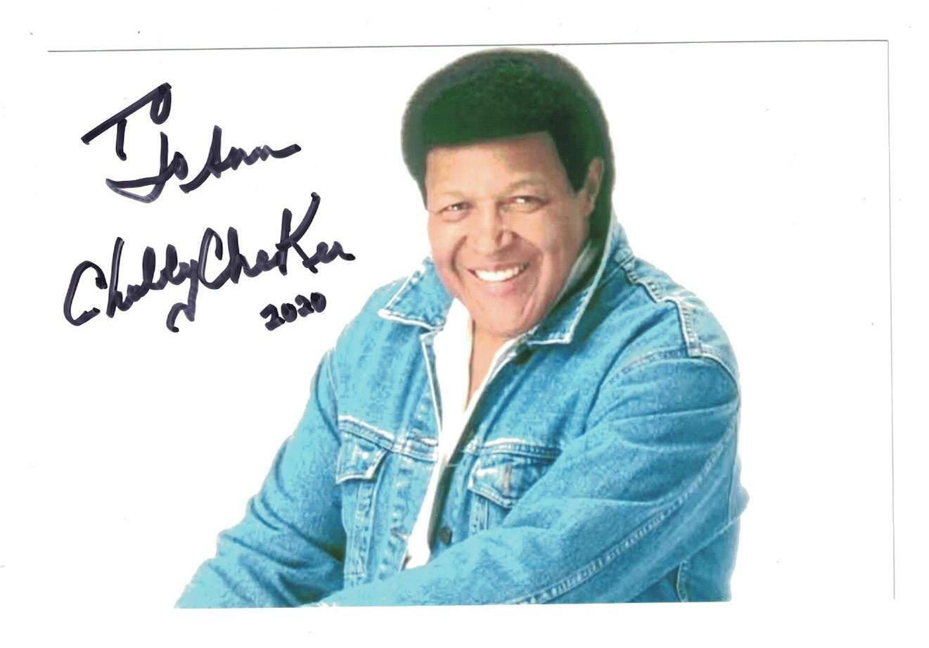 Chubby Checker Signed Autographed 4 x 6 Photo Poster painting Singer Dancer C