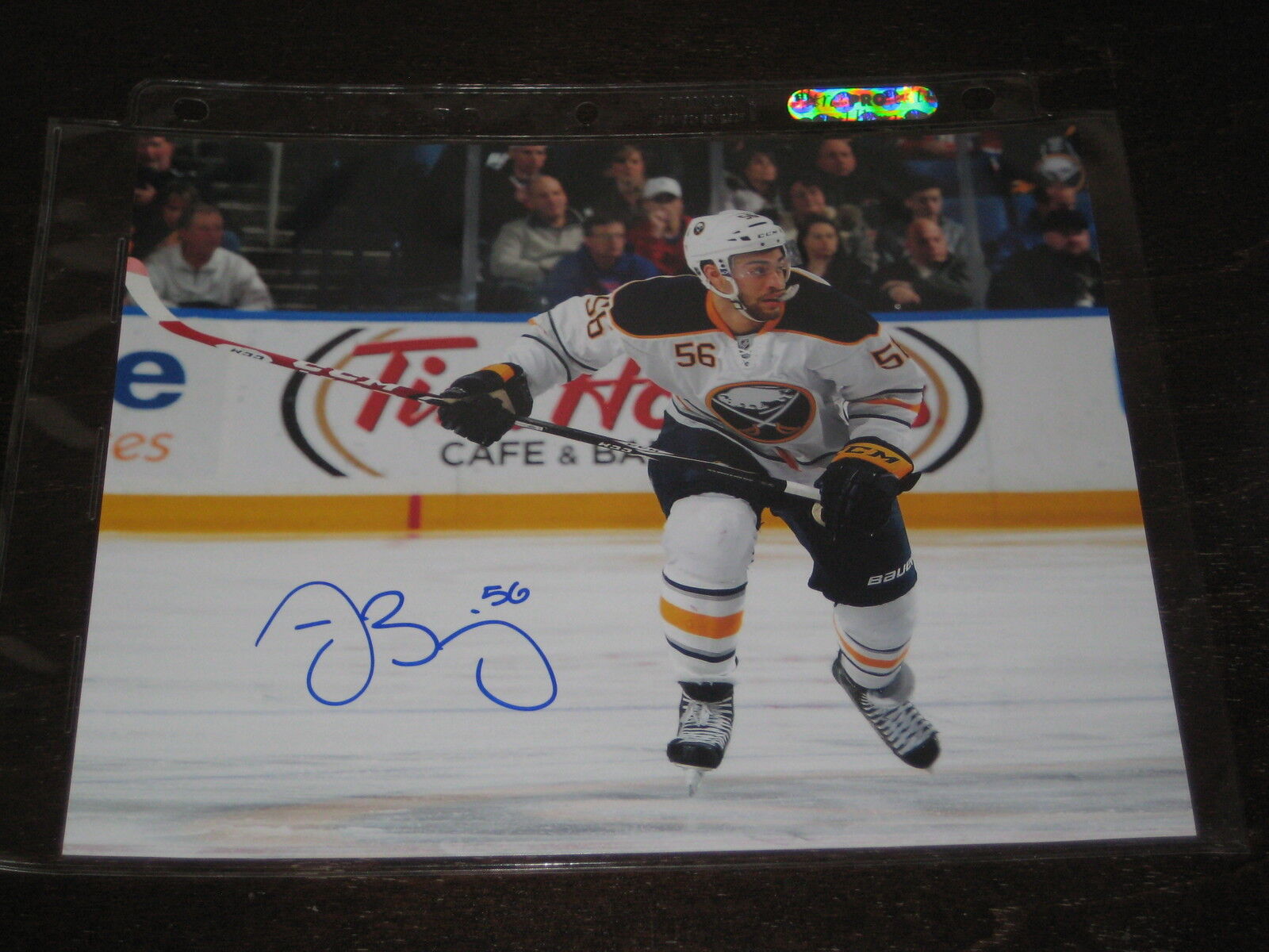 JUSTIN BAILEY autographed BUFFALO SABRES 8X10 Photo Poster painting