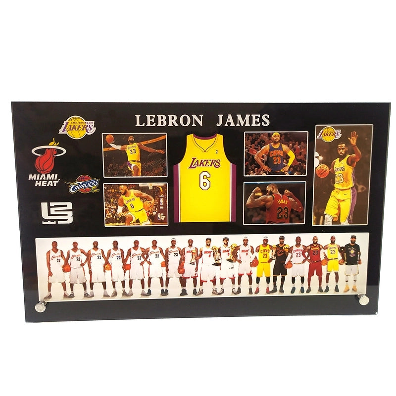James Curry Nba Basketball Star Acrylic Jersey Decoration Kobe 36-piece Jersey Collection Desktop Decoration