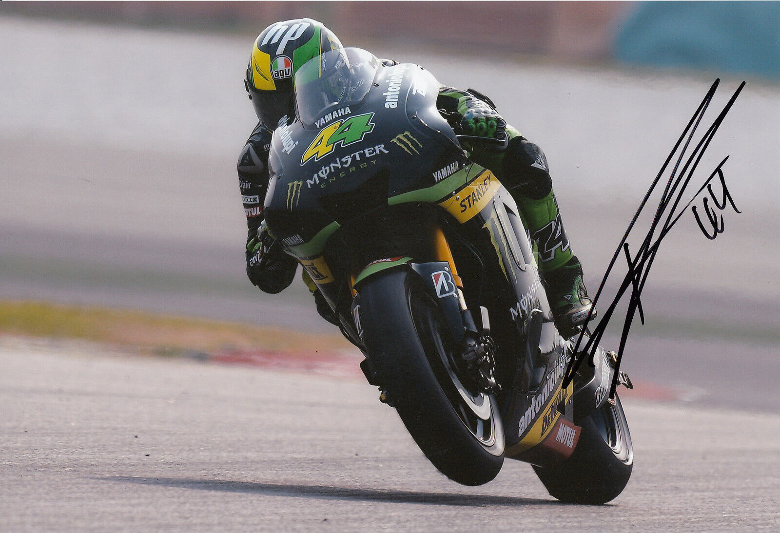 Pol Espargaro Hand Signed Monster Yamaha Tech 3 12x8 Photo Poster painting 2014 MotoGP 4.