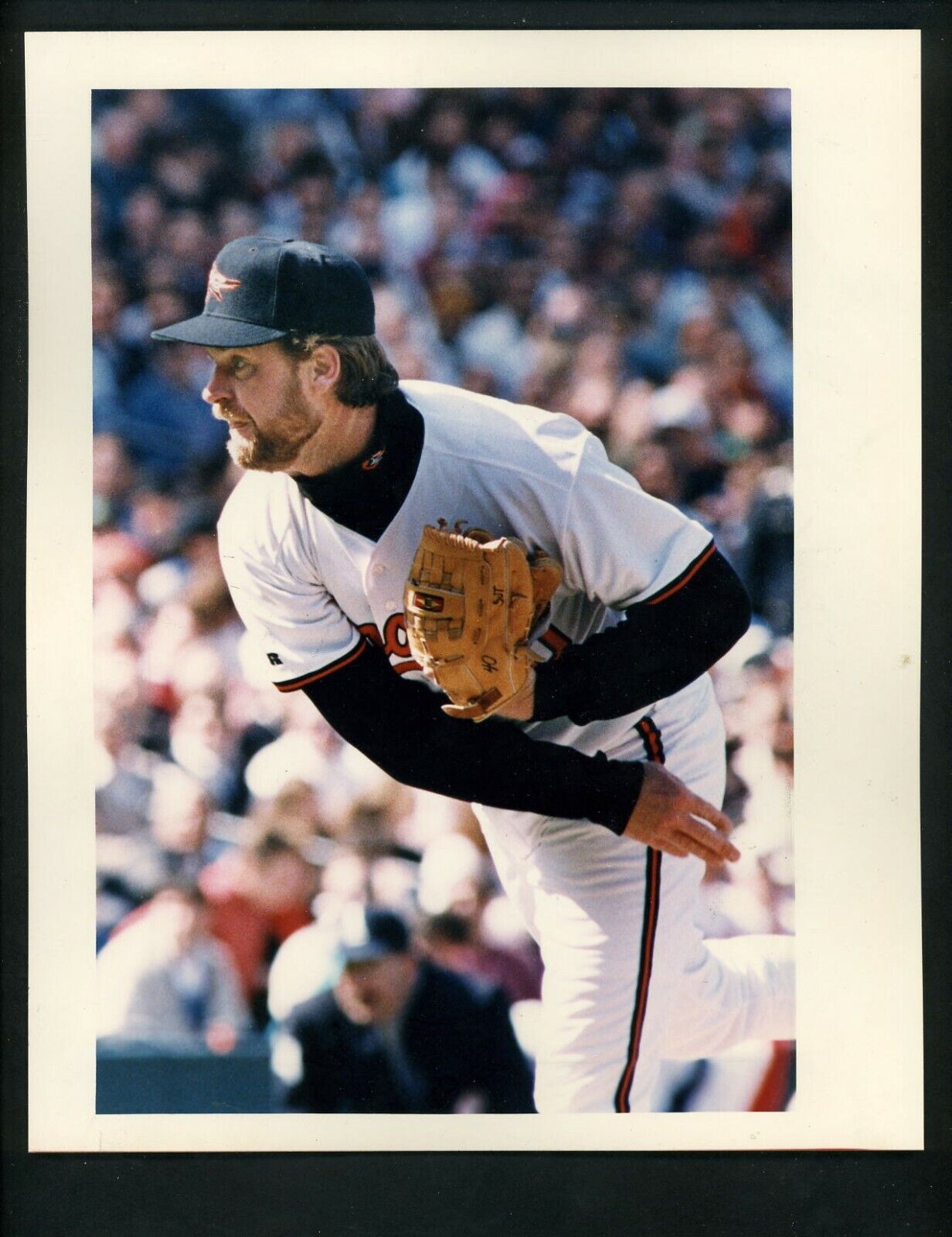 Rick Sutcliffe 1992 Color Press Original Photo Poster painting Baltimore Orioles