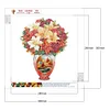 Vase Flower-Crystal Rhinestone Diamond Painting