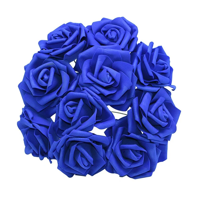 10/20/30Pcs Artificial Foam Rose Flowers Romantic Wedding Bride Bouquet Party Decor Birthday Gift Scrapbook DIY Craft Supplie