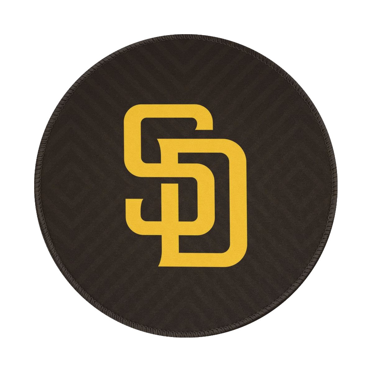 San Diego Padres Yellow Logo Gaming Round Mousepad for Computer Laptop