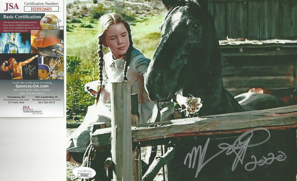 Melissa Gilbert Little House Prairie Autographed 8x10 Photo Poster painting dated 2020 JSA CERT*