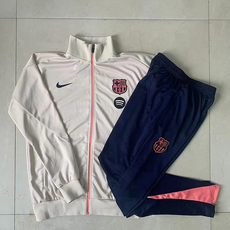 25/26 Barcelona Beige Jacket Training Suit