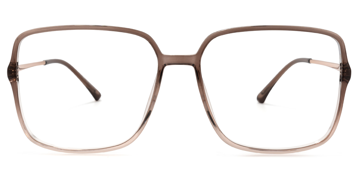 Dafydd Braun Quadratisch Brille Braun