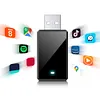 Wired To Wireless Carplay & Android Auto 2 in 1 Dongle USB Plug and Play Adapter