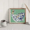 Nightingale Fairy-14CT Stamped Cross Stitch 50*43cm/19.69*16.93in tapestrymarket