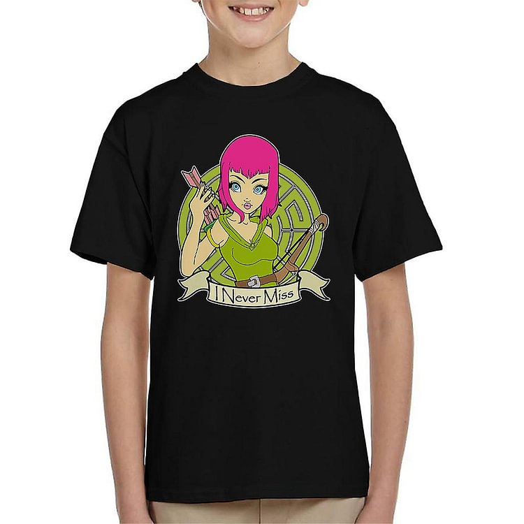 Archer Clash of Clans I Never Miss Kid's T-Shirt