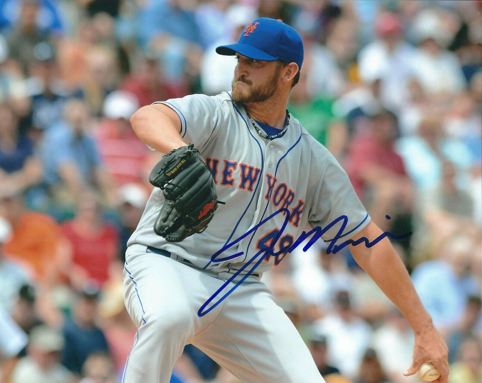 AUTOGRAPHED JON NIESE 8X10 New York Mets Photo Poster painting w/COA