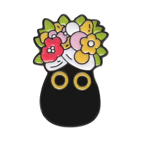 Foto del pin Gatita Floral Encantada