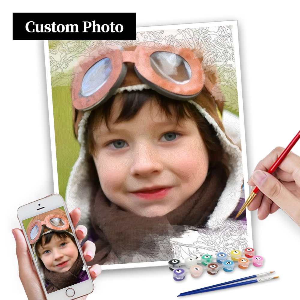 Customed Painting By Numbers (Choose Suitable Size→Choose your photo→Payment)