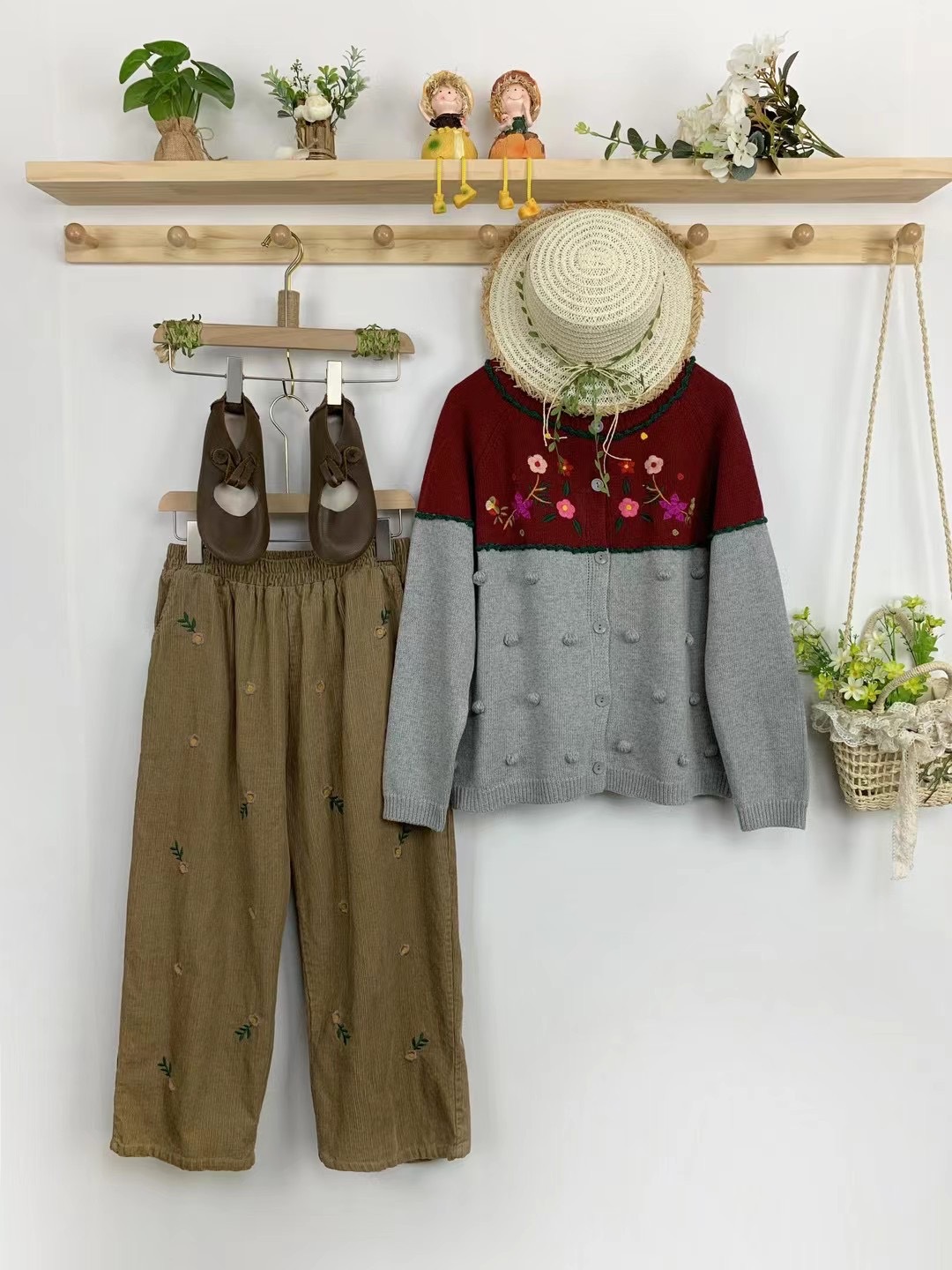 Chicfifth Sweater Women Winter Long Sleeve High Quality Autumn Vintage Top Knitted Cardigan