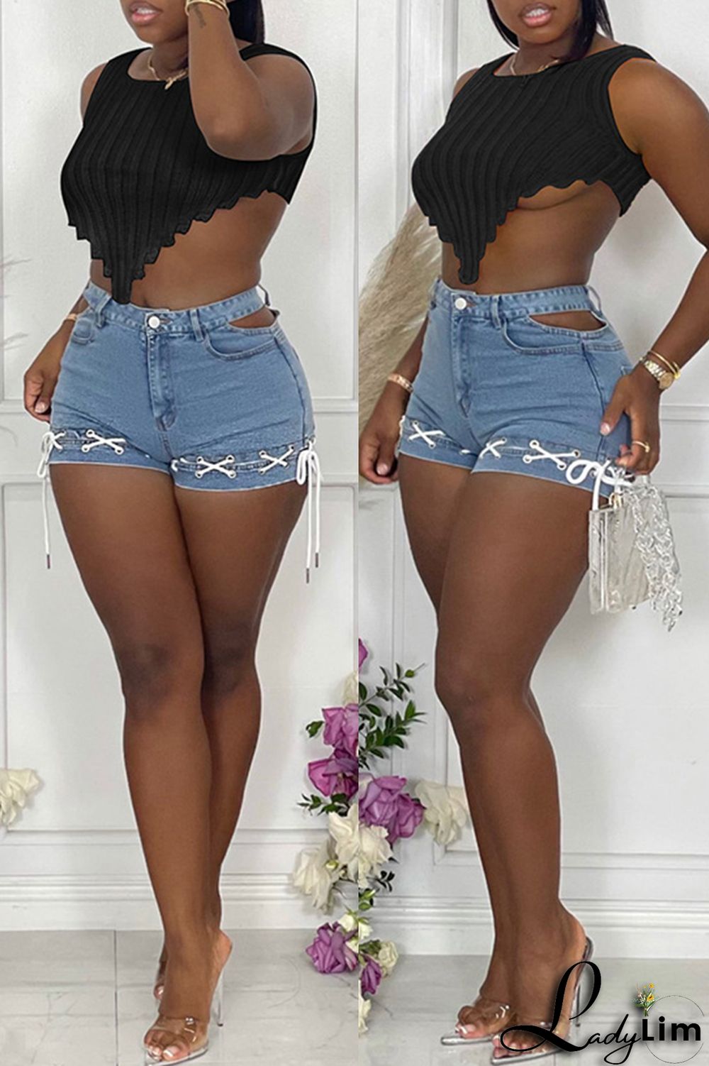 Orange Fashion Casual Solid Asymmetrical O Neck Tops