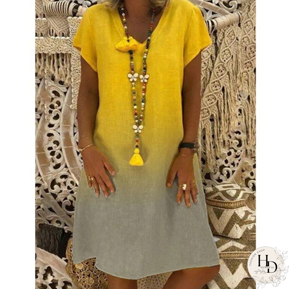 Women Casual Loose Dress Colors Pluse Sizes Batwing Solid Beach Boho Splice Pocket Dress Fashion Summer Dresses Robe Femme