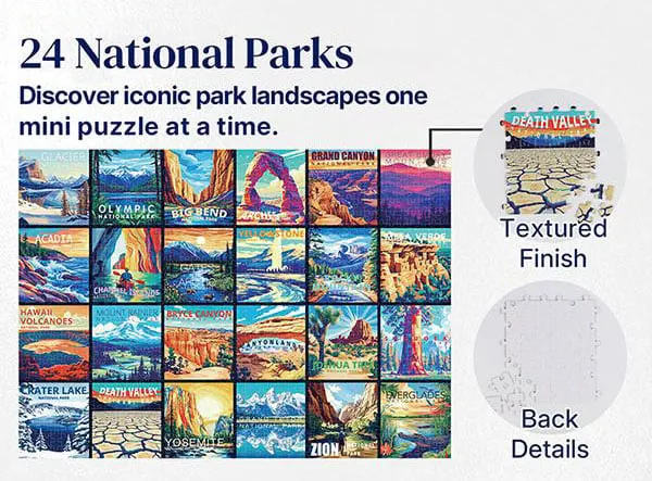 24 mini pack puzzle gift presentation