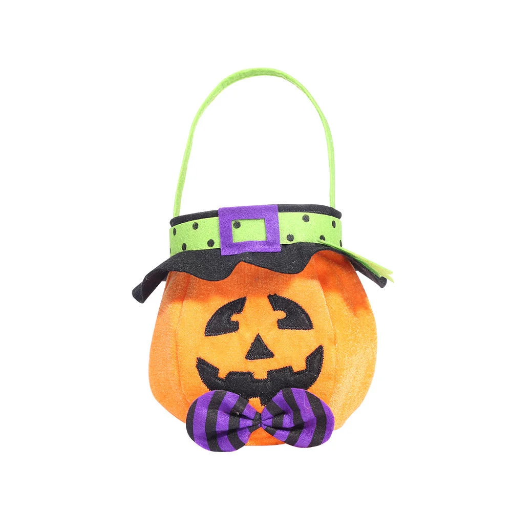 Women plus size clothing Halloween Decoration Supplies Creative Cartoon Pumpkin Witch Gift Bag Candy Bag-Nordswear