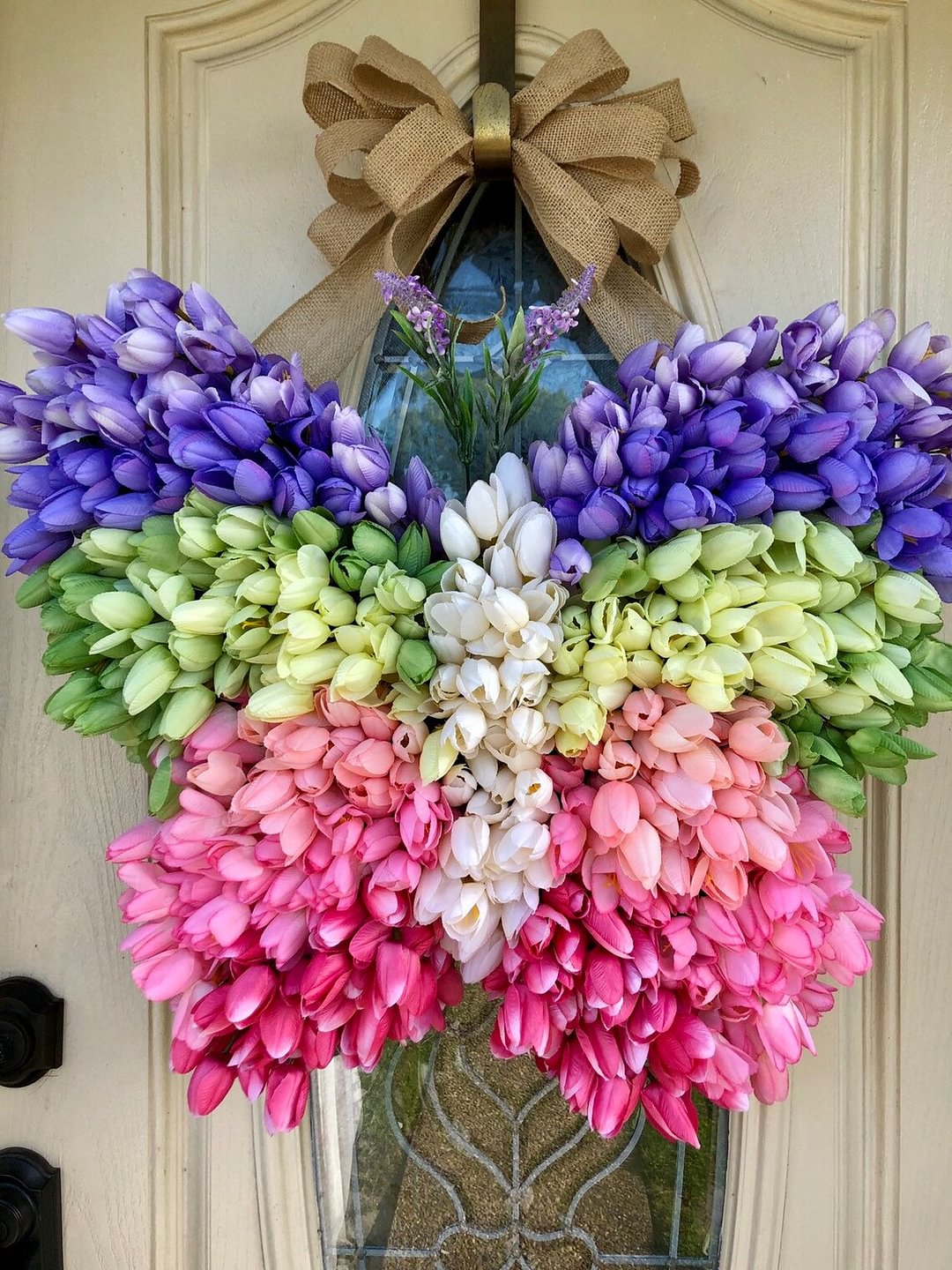 🦋Tulip Butterfly wreath for Spring Summer Easter Everyday all season for front door