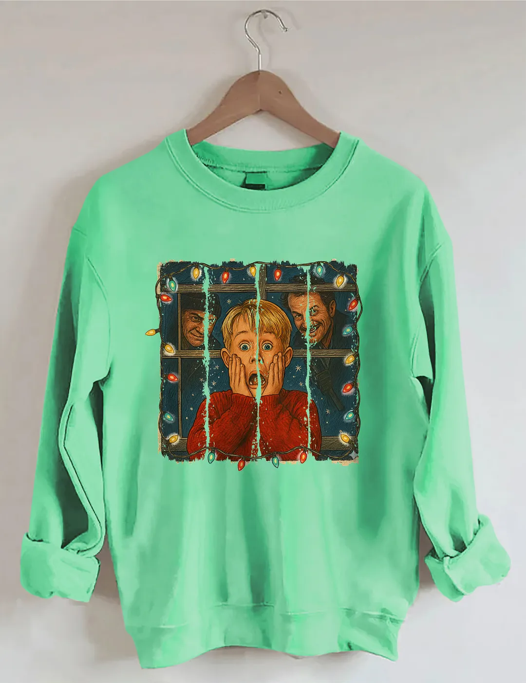 Retro Christmas Characters Sweatshirt