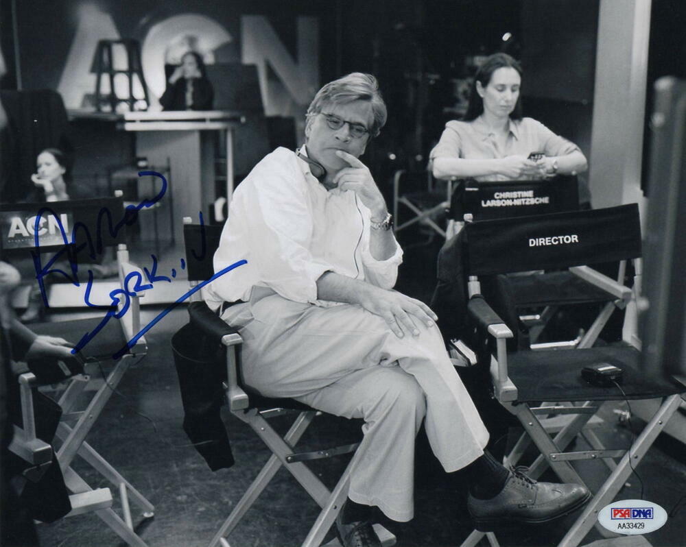 AARON SORKIN SIGNED AUTOGRAPH 8X10 Photo Poster painting - THE WEST WING, NEWSROOM WRITER PSA