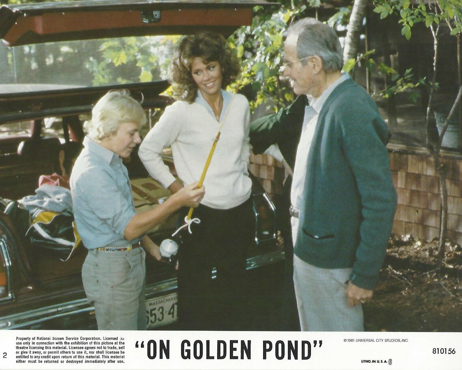 On Golden Pond Original 8x10 Lobby Card Poster 1981 Photo Poster painting #2 Jane Fonda