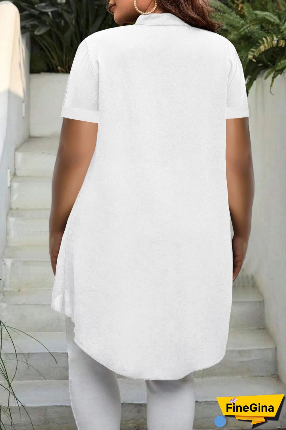 Burgundy Casual Solid Patchwork Shirt Collar Tops