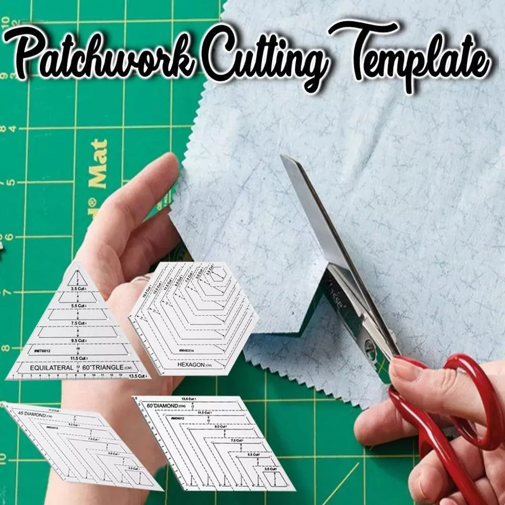 4Pcs Quilting Ruler Set