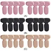 4Pcs Soft Cushion Heel Protector 2In1 T-Shape Heels Grips Pad Stop Slip & Blister Breathable Shoe Inserts & Insoles for Big & Loose Shoes Improved Shoe Fit