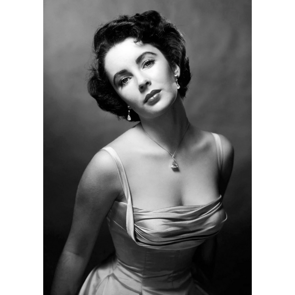 ELIZABETH TAYLOR VINTAGE CANVAS PRINT