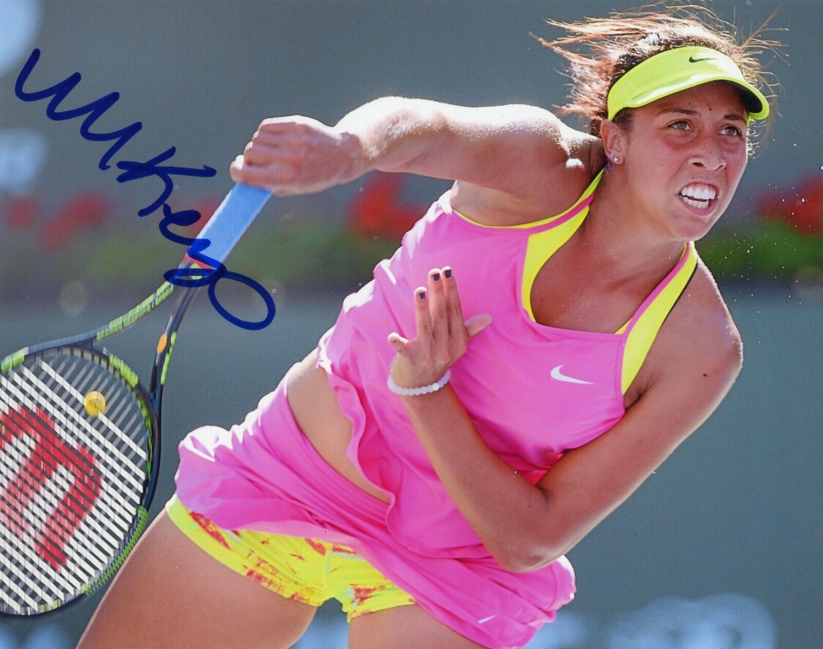 ~~ MADISON KEYS Authentic Hand-Signed American Tennis