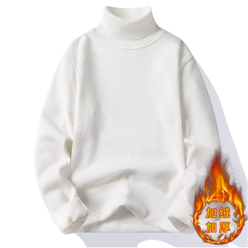 Aonga Autumn Outfits     Winter Men's Turtleneck Sweater Men's Knitting Pullovers Rollneck Knitted Sweater Warm Men Jumper Slim Fit Casual Sweater aonga
