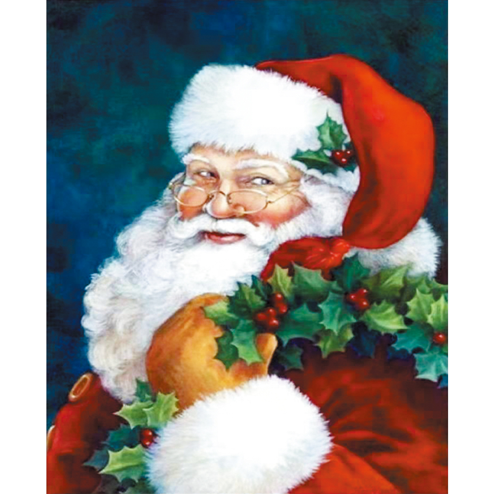 

Santa - 11CT Stamped Cross Stitch - 31*41CM, 501 Original