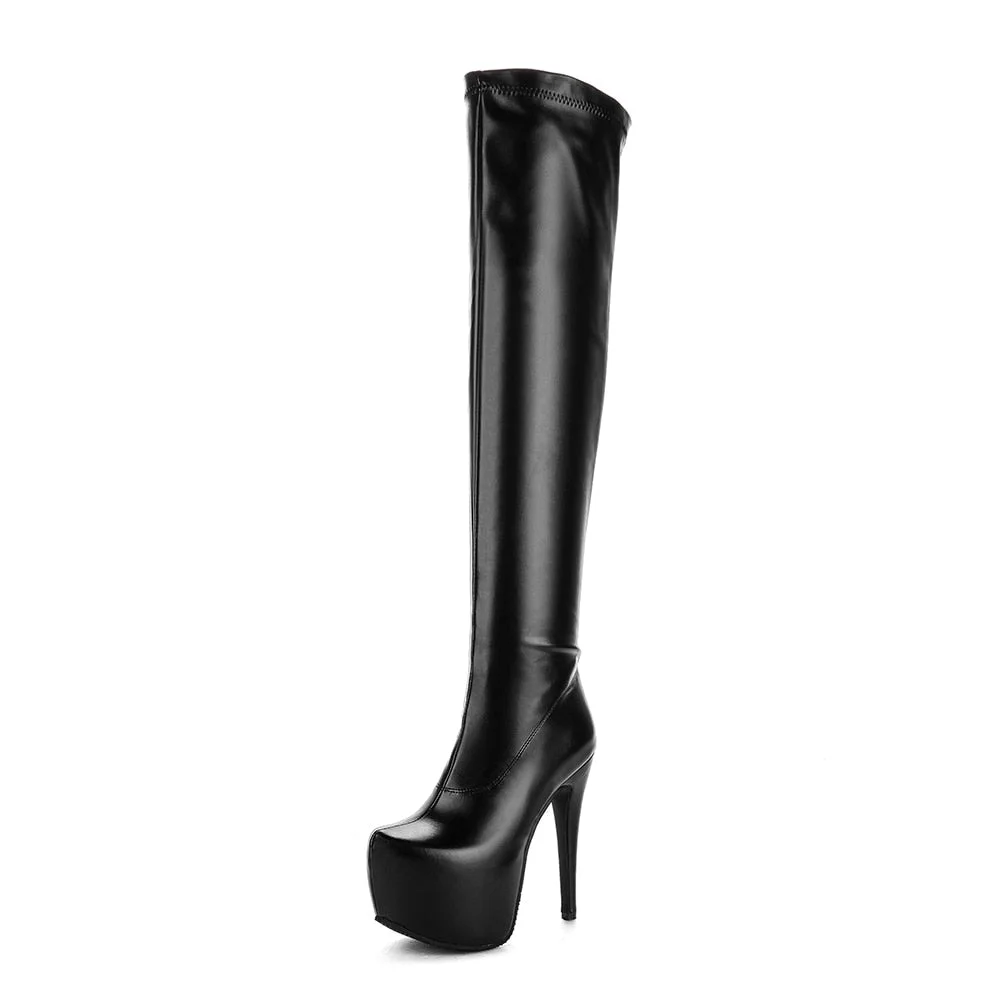 DoraTasia 2020 Plus Size 33-48 brand fashion platform over the knee boots women sexy super high heels shoes woman party boots