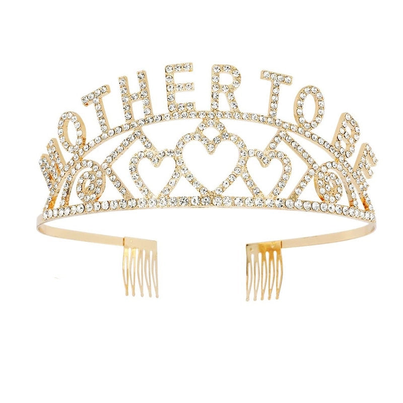 Women’s Elegant Crown Alloy Inlay Rhinestones Crown