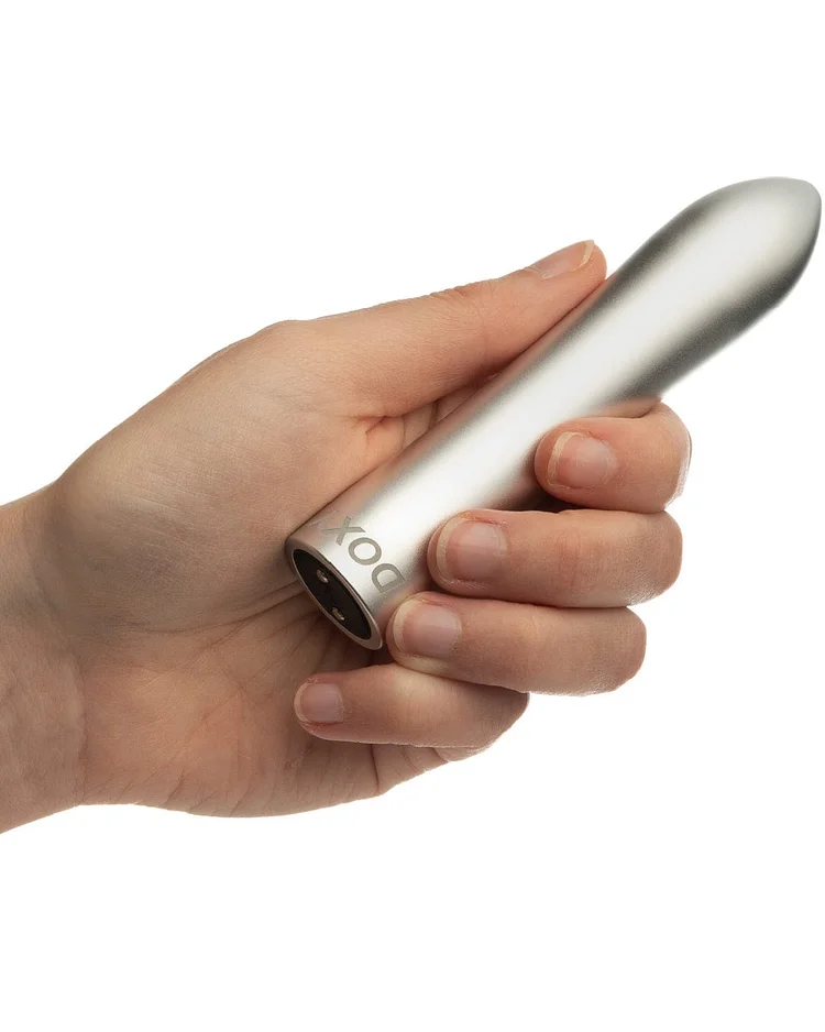 pornhint Pornhint Doxy Ultra Powerful Whisper Quiet Bullet Vibrator - Silver
