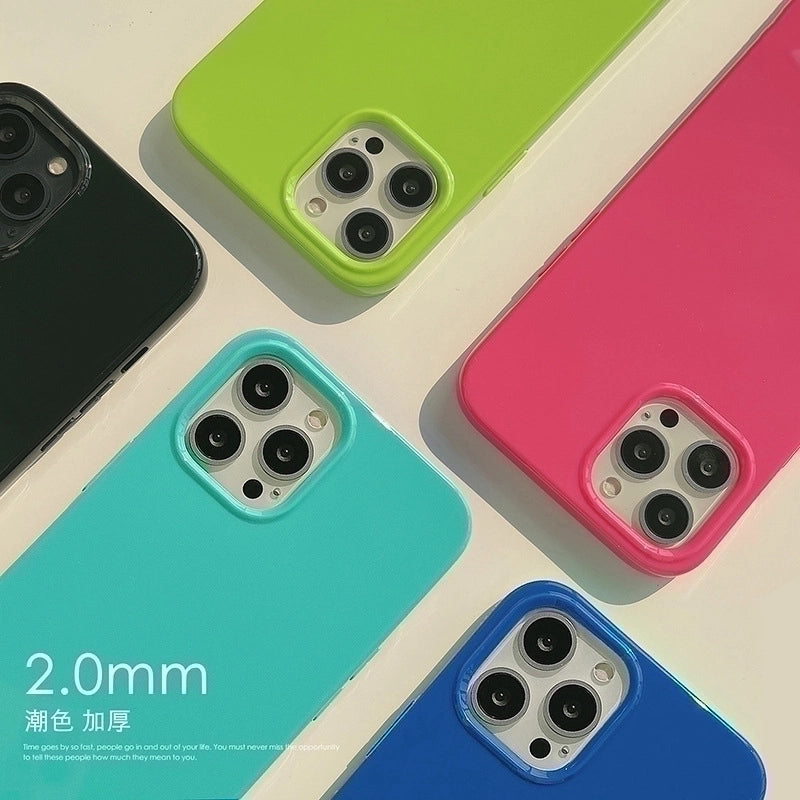 Minimalist Solid Color Tpu Phone Cases