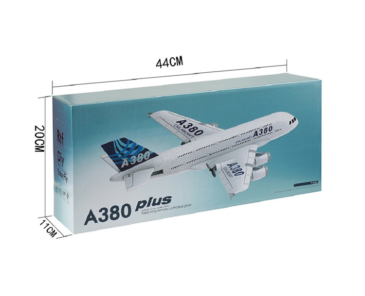 Tegooe Large Scale Passenger Jet RC Airplane - 24G Fixed Wing Foam Glider RTF Outdoor Toy