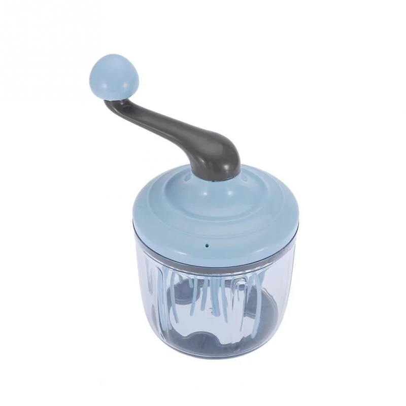 Hand-held plastic whisk