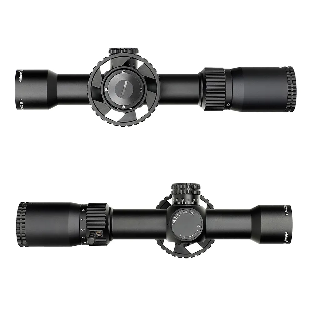 ohhunt&reg; LR 2.75-15X32 SFIR Scope,Side Parallax,Glass Etched Reticle,Red Illumination,Turrets Lock